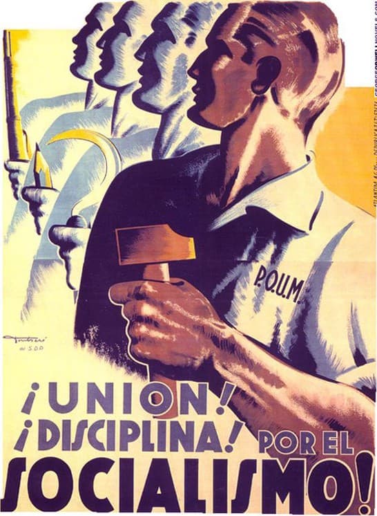 Плакат времён гражданской войны в Испании